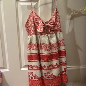 Floral Red and White Alice and Oliva Dress